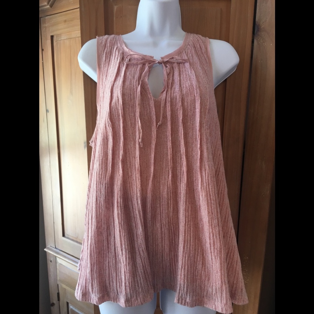 Never worn Anthropologie sleeveless front tie